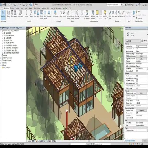 Curso Revit Estruturas em Madeira